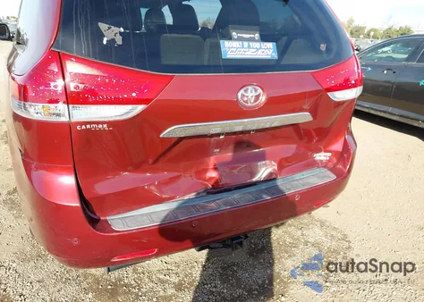 2013 Toyota Sienna Limited 7 Passenger from USA, damaged, VIN 5TDDK3DC9DS057138